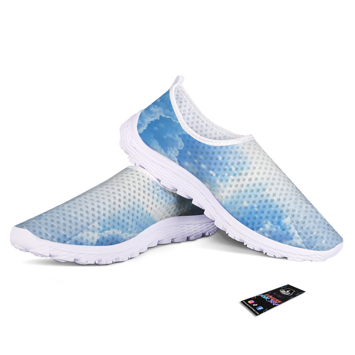 Stairs To Heaven Print Nurse Shoes-grizzshop