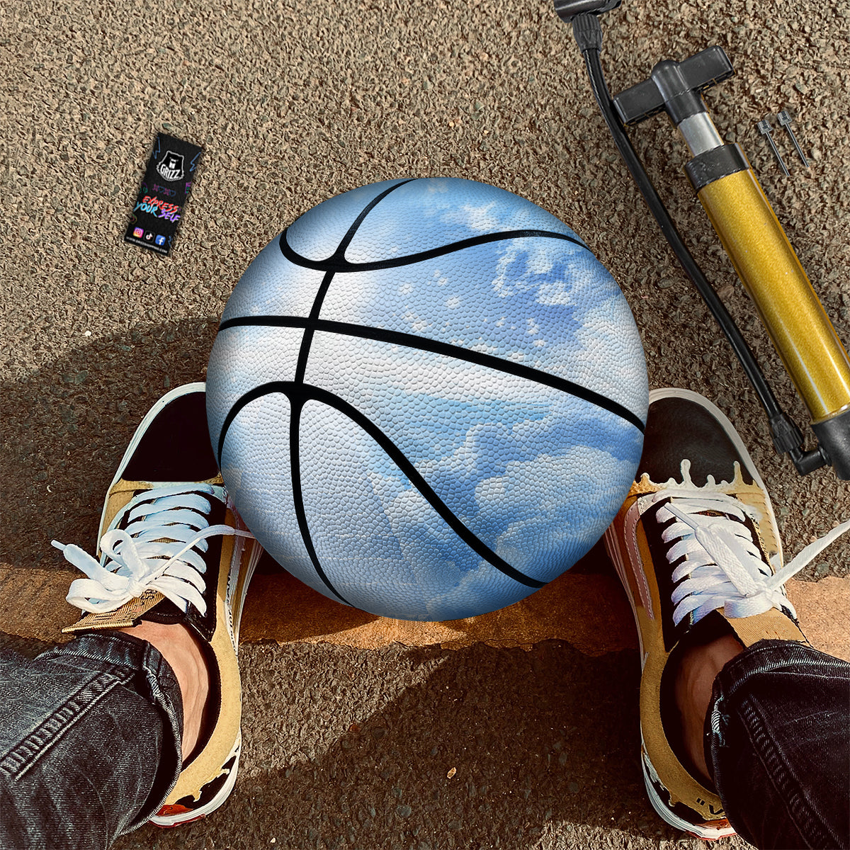 Stairs To Heaven Print Basketball