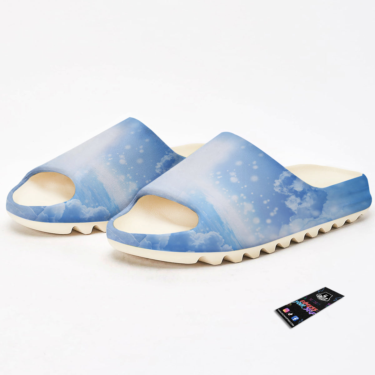 Stairs To Heaven Print Sandals-grizzshop