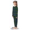 Star And Christmas Tree Print Pattern Kid's Pajamas-grizzshop