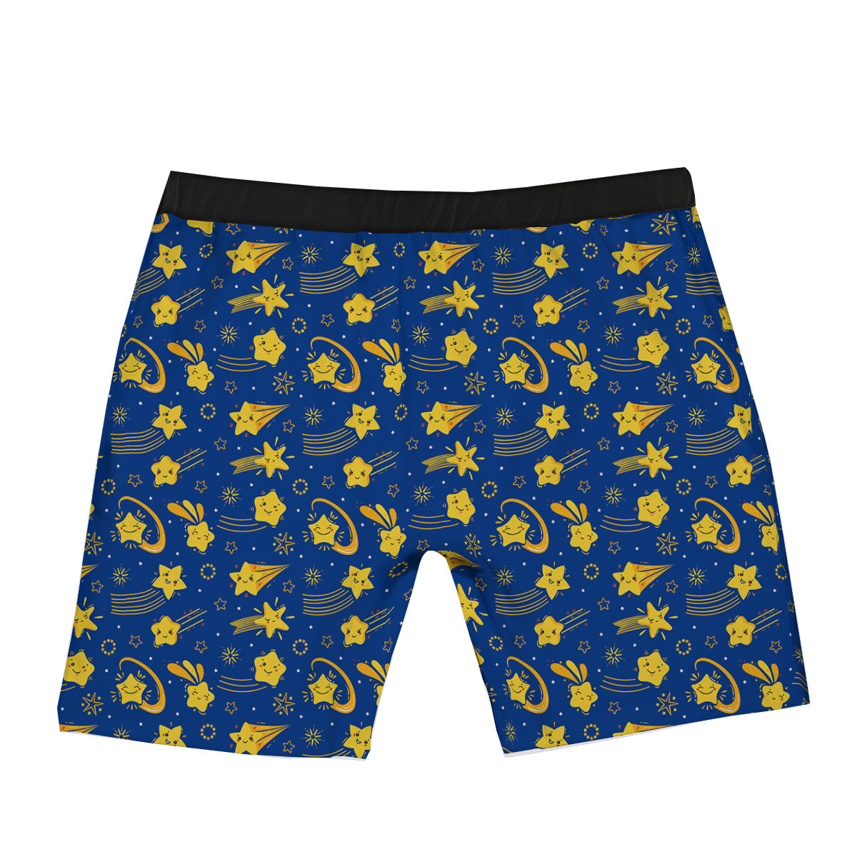 Star Cartoon Print Pattern Boxer Briefs-grizzshop