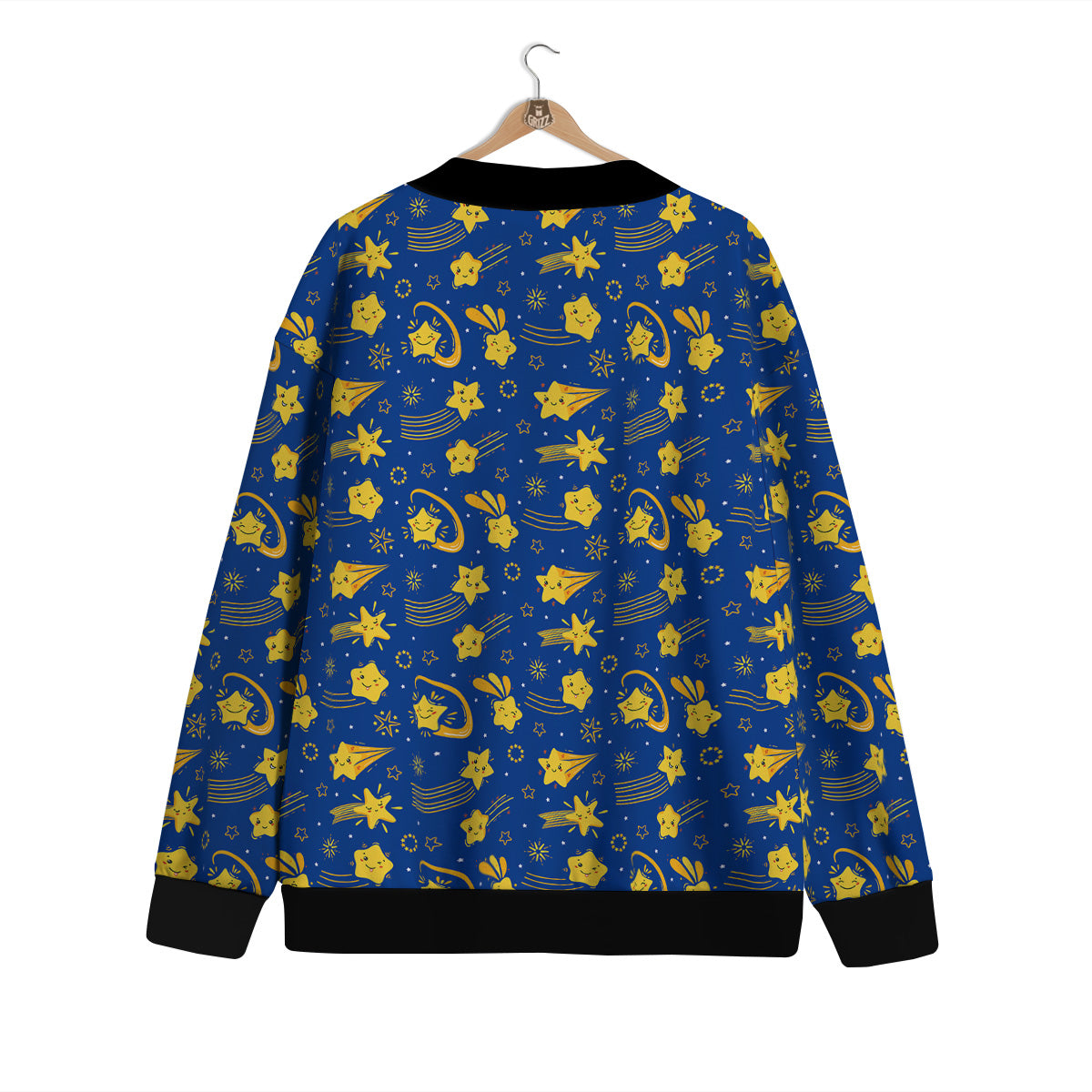 Star Cartoon Print Pattern Cardigan-grizzshop