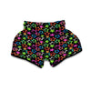 Star Colorful Pattern Print Muay Thai Boxing Shorts-grizzshop