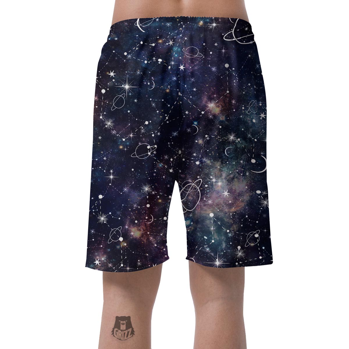 Star Constellation Galaxy Space Men's Shorts-grizzshop