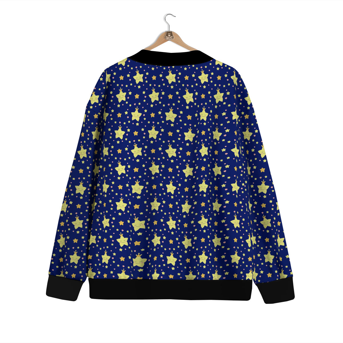 Star Cute Print Pattern Cardigan-grizzshop