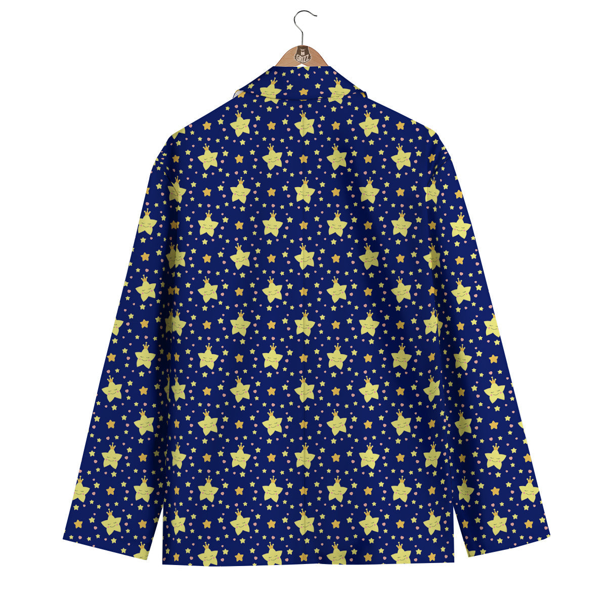 Star Cute Print Pattern Men's Blazer-grizzshop