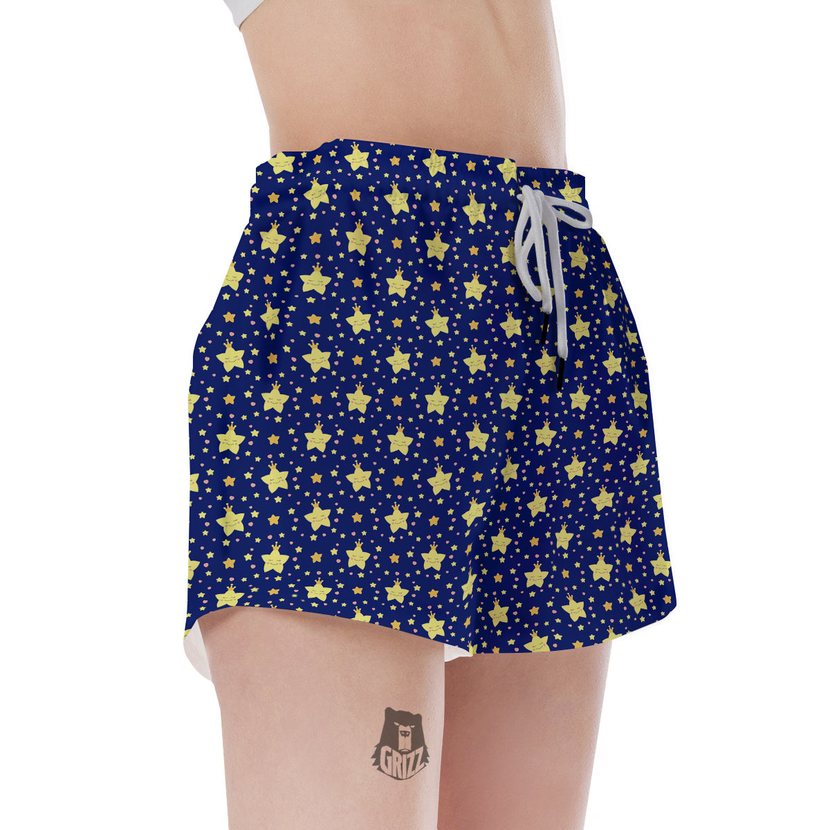 Star Cute Print Pattern Women's Shorts-grizzshop
