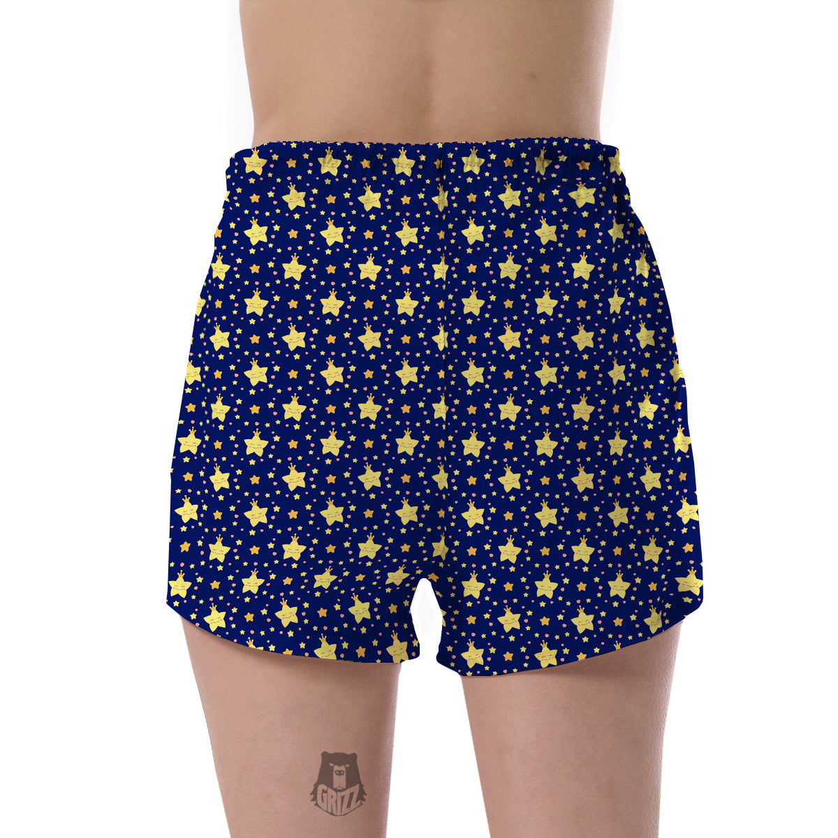 Star Cute Print Pattern Women's Shorts-grizzshop