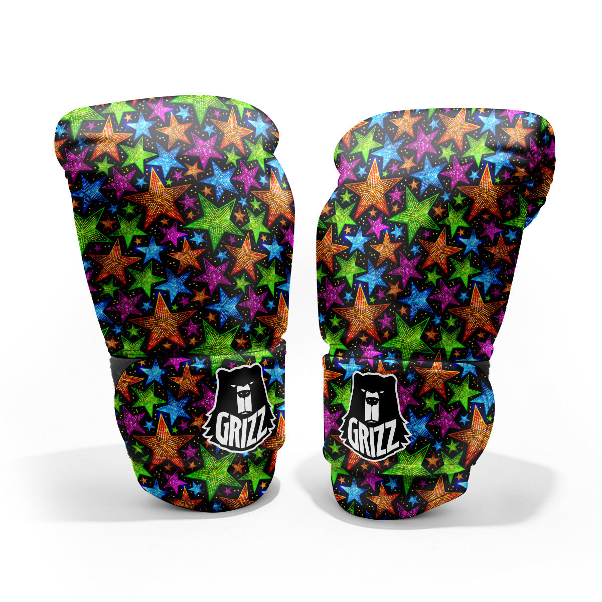 Star Disco Sparkles Print Pattern Pro Boxing Glove