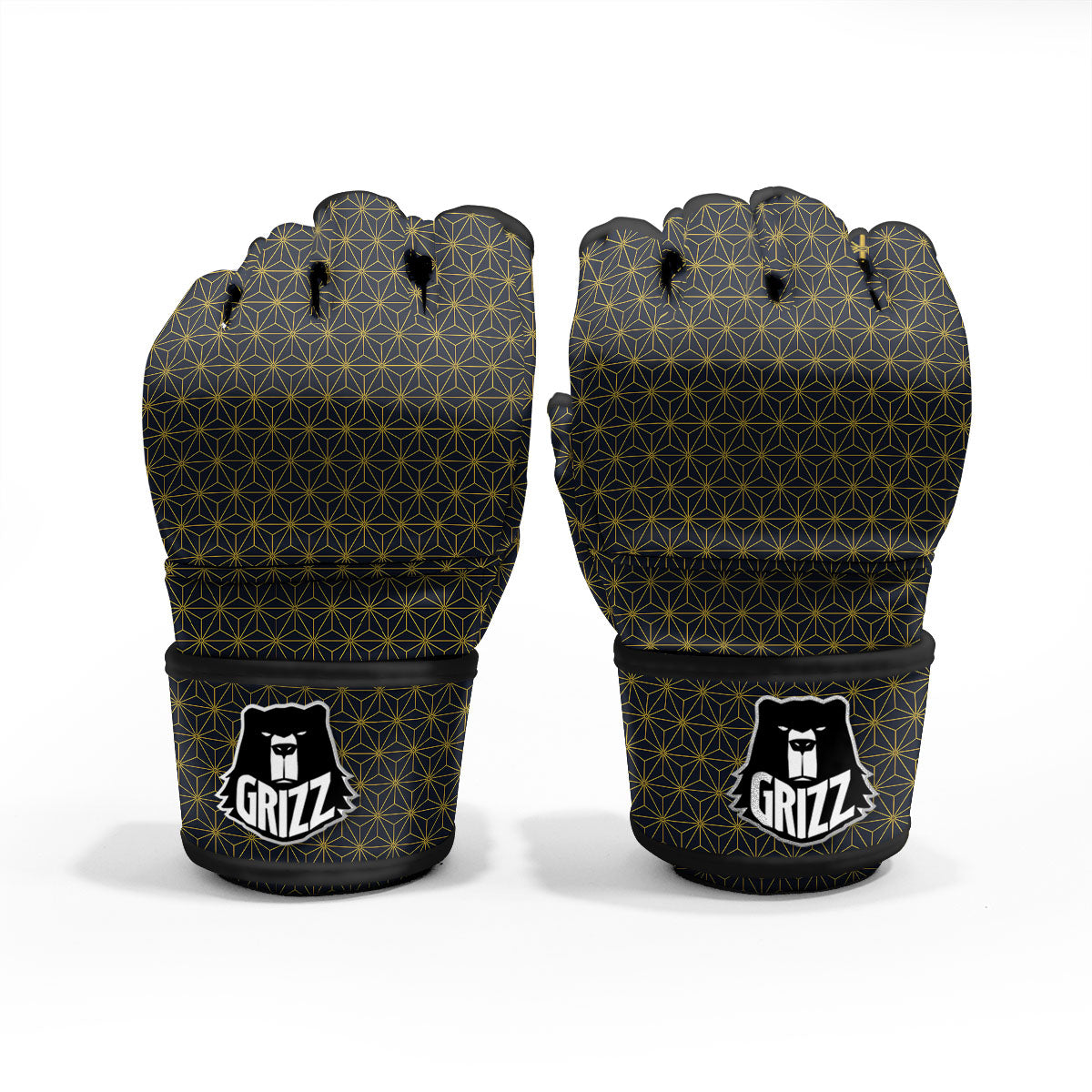 Star Geometric Print Pattern MMA Gloves-grizzshop