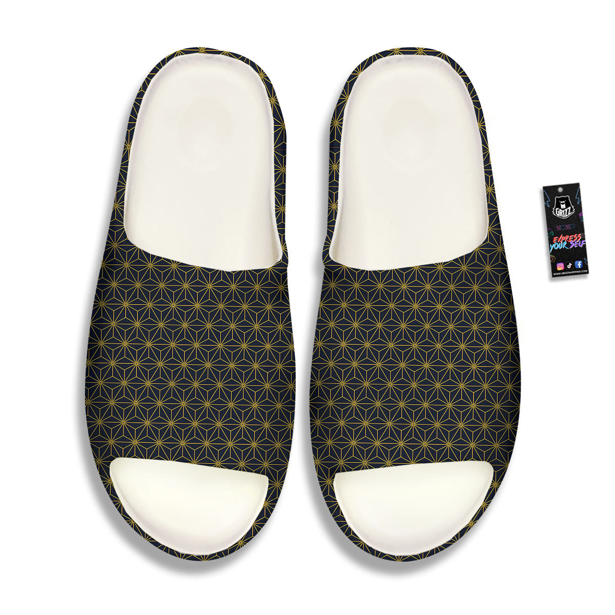 Star Geometric Print Pattern Sandals-grizzshop