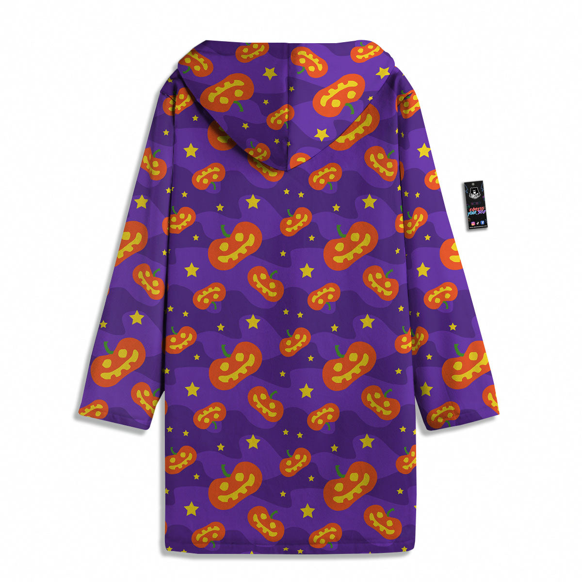 Star Halloween Print Pattern Men's Windbreaker Jacket-grizzshop