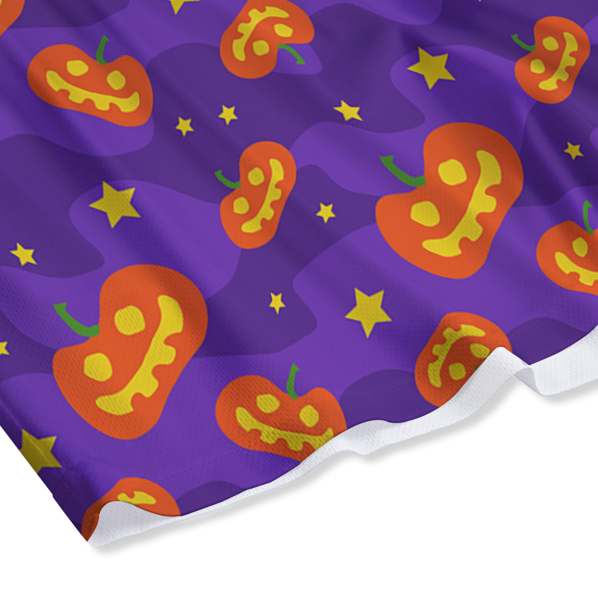Star Halloween Print Pattern Mesh Shorts