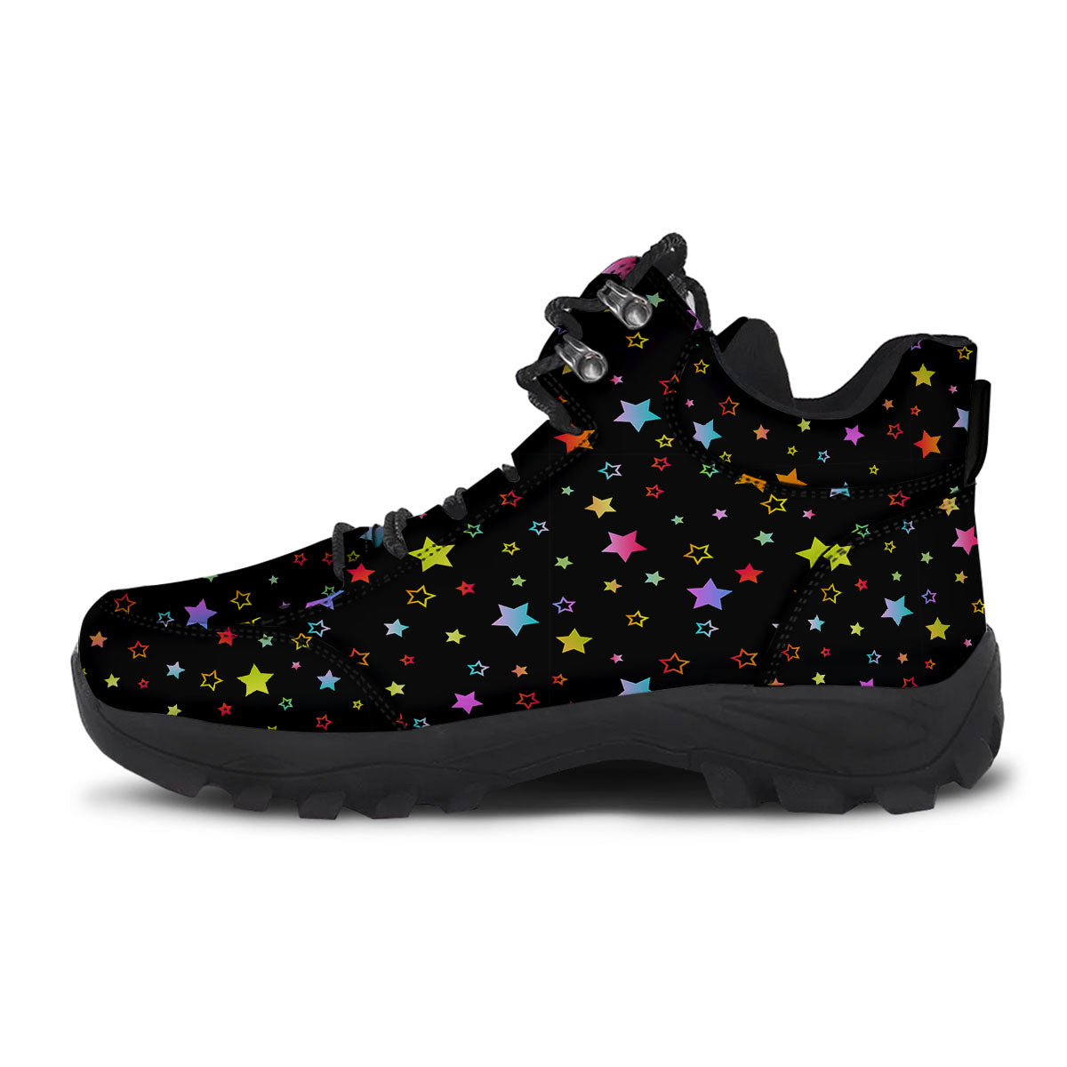 Star Lights Print Pattern Hiking Shoes-grizzshop