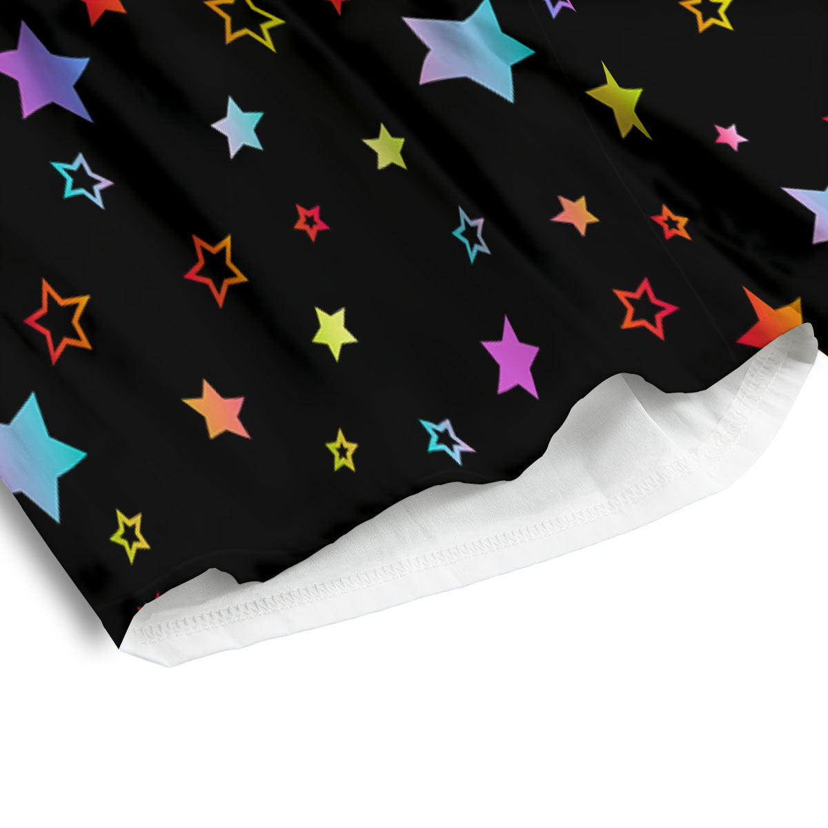 Star Lights Print Pattern Men's Athletic Shorts