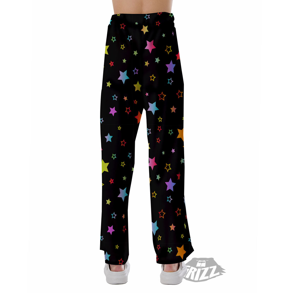 Star Lights Print Pattern Pajama Pants-grizzshop
