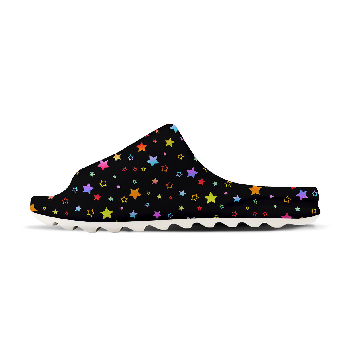 Star Lights Print Pattern Sandals-grizzshop