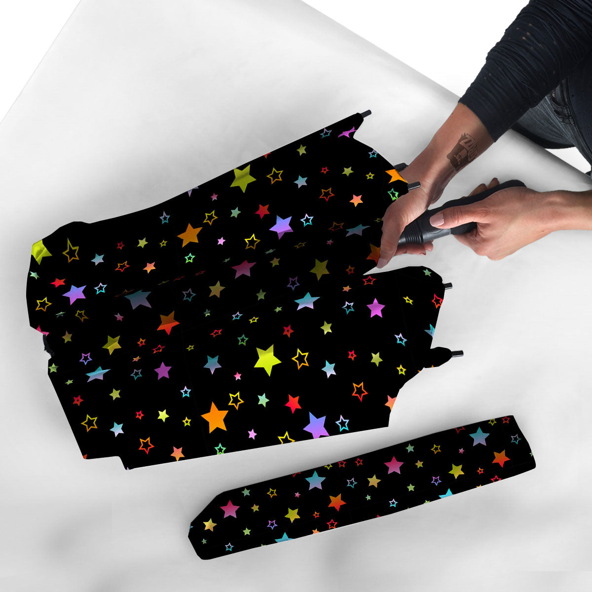 Star Lights Print Pattern Umbrella-grizzshop