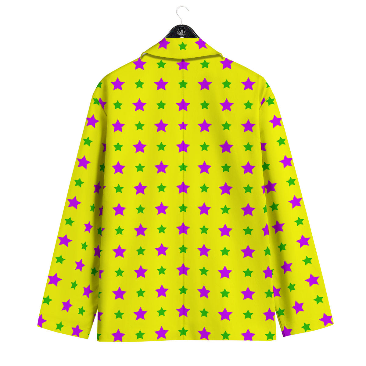 Star Mardi Gras Print Pattern Men's Sport Coat-grizzshop