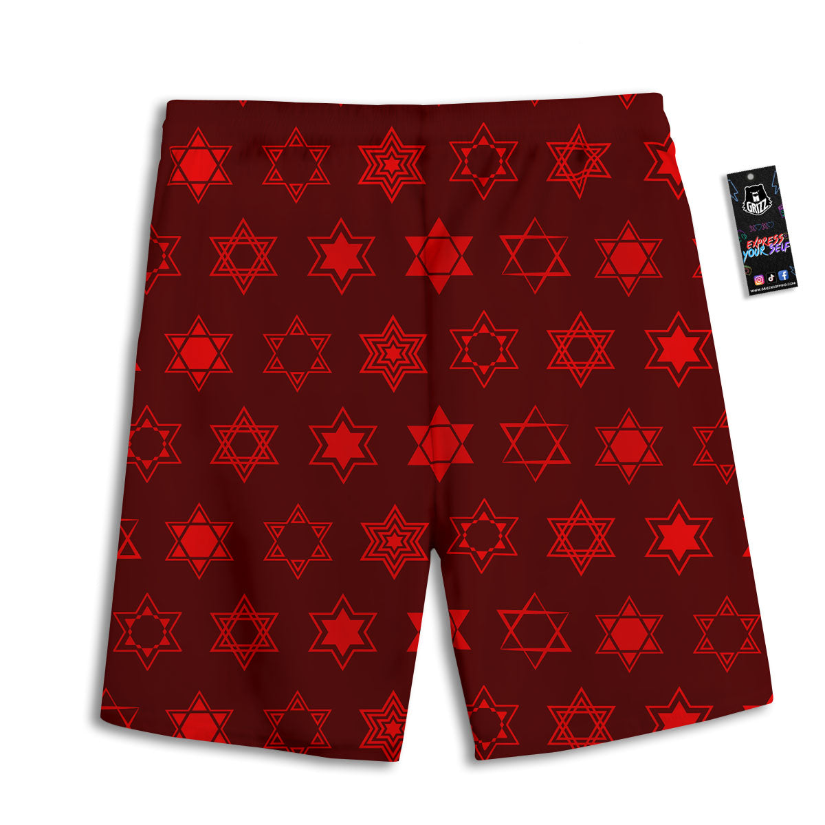 Succulent And Pastel Cactus Print Men's Athletic Shorts