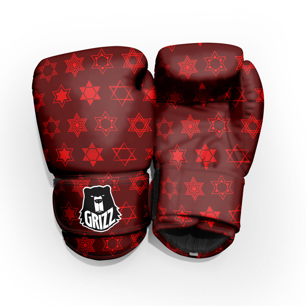 Star Of David Geometric Print Pro Boxing Glove