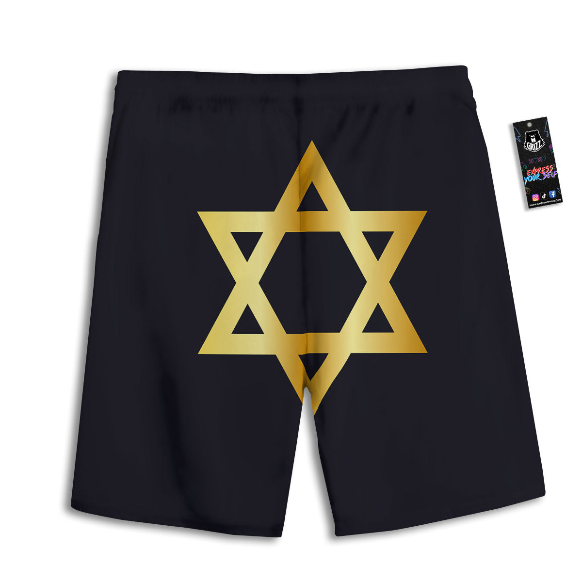 Sun Mandala Print Men's Athletic Shorts