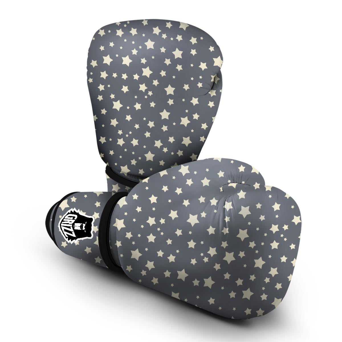 Star Pattern Print Boxing Gloves-grizzshop