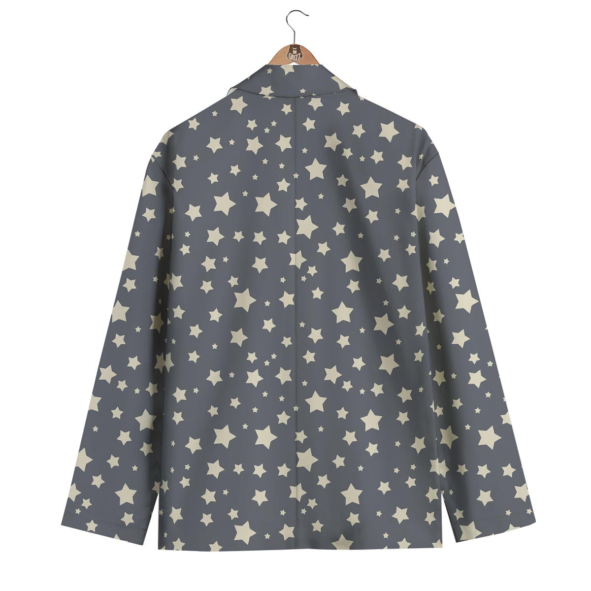 Star Pattern Print Men's Blazer-grizzshop