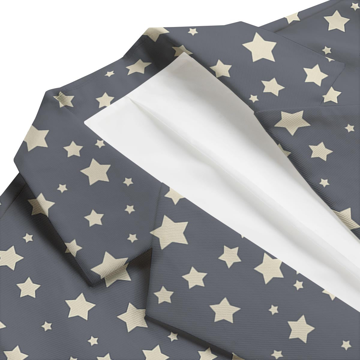 Star Pattern Print Men's Blazer-grizzshop