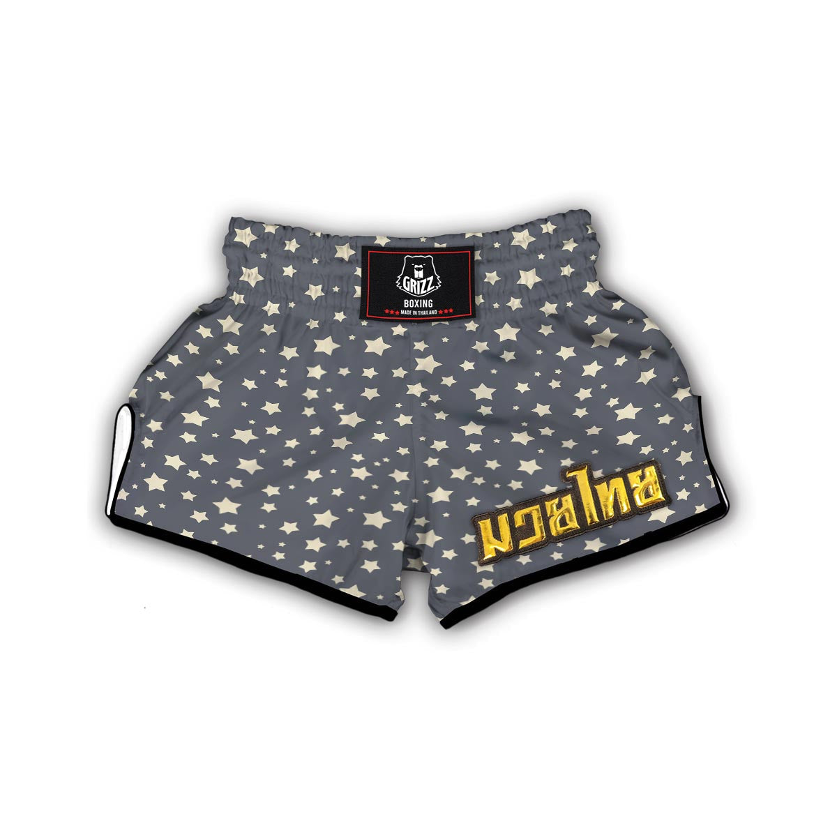 Star Pattern Print Muay Thai Boxing Shorts-grizzshop