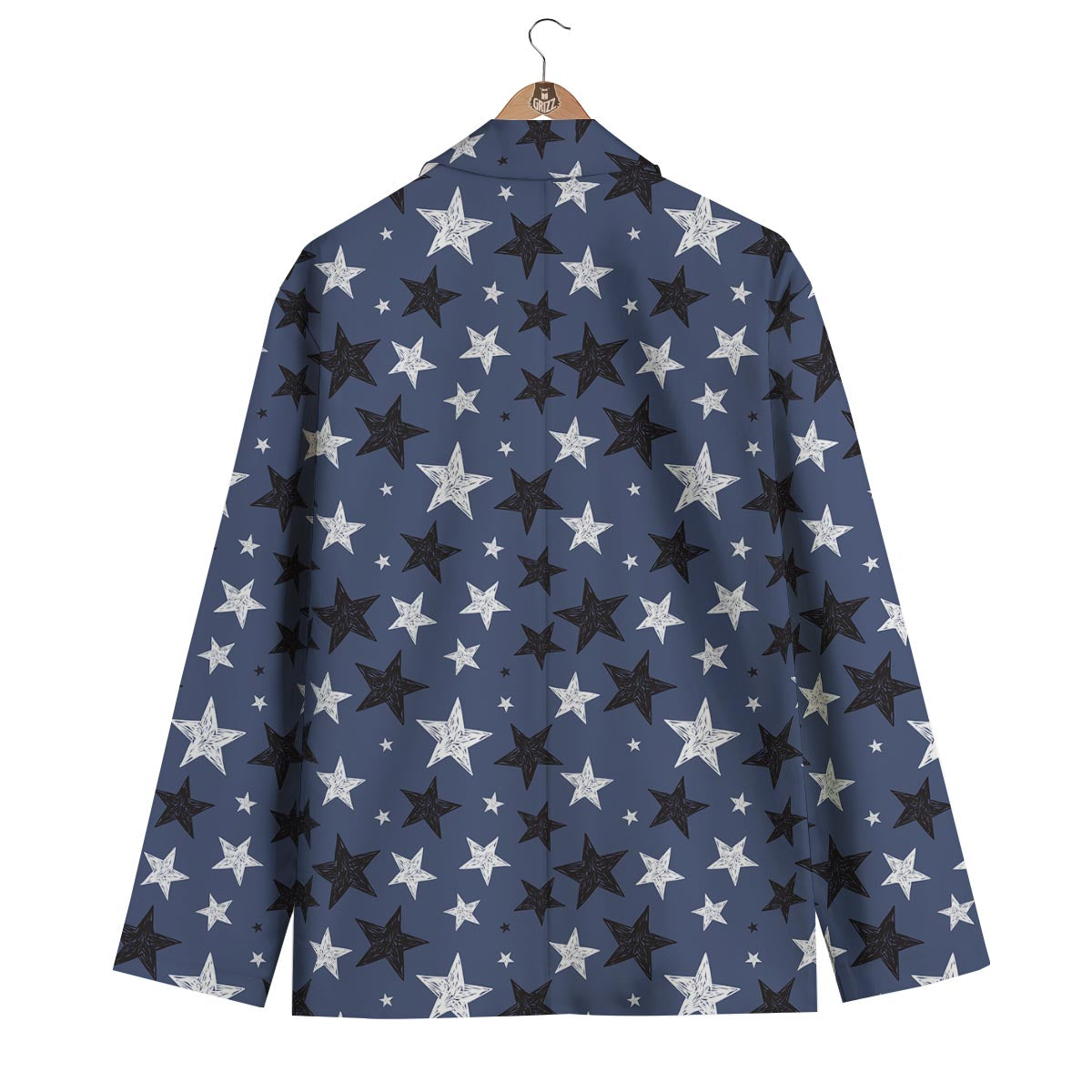 Star Print Pattern Men's Blazer-grizzshop