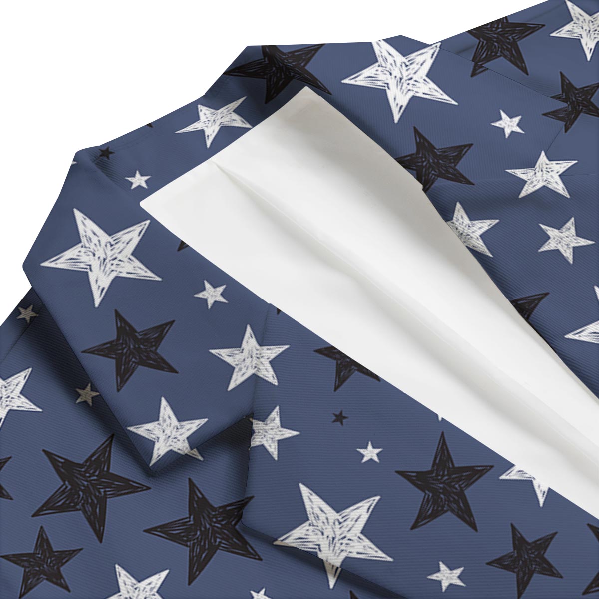 Star Print Pattern Men's Blazer-grizzshop