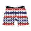 Star USA Patriotic Print Pattern Boxer Briefs-grizzshop