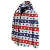 Star USA Patriotic Print Pattern Down Jacket-grizzshop