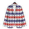 Star USA Patriotic Print Pattern Men's Sport Coat-grizzshop