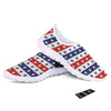 Star USA Patriotic Print Pattern Nurse Shoes-grizzshop