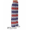 Star USA Patriotic Print Pattern Pajama Pants-grizzshop