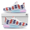 Star USA Patriotic Print Pattern Running Sneakers-grizzshop