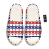 Star USA Patriotic Print Pattern Sandals-grizzshop