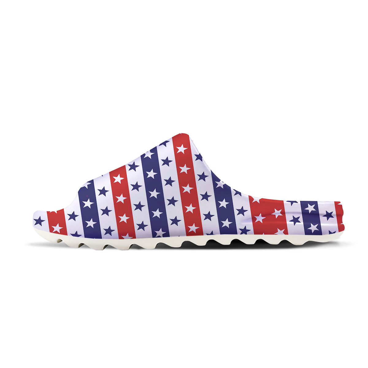 Star USA Patriotic Print Pattern Sandals-grizzshop