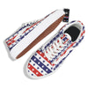 Star USA Patriotic Print Pattern Skate Shoes-grizzshop