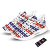 Star USA Patriotic Print Pattern Tennis Shoes-grizzshop