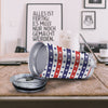 Star USA Patriotic Print Pattern Tumbler-grizzshop