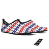 Star USA Patriotic Print Pattern Water Shoes-grizzshop