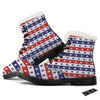 Star USA Patriotic Print Pattern Winter Boots-grizzshop