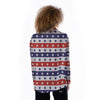 Star USA Patriotic Print Pattern Women's Long Sleeve Shirts-grizzshop