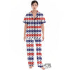 Star USA Patriotic Print Pattern Women's Pajamas Set-grizzshop