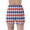 Star USA Patriotic Print Pattern Women's Shorts-grizzshop