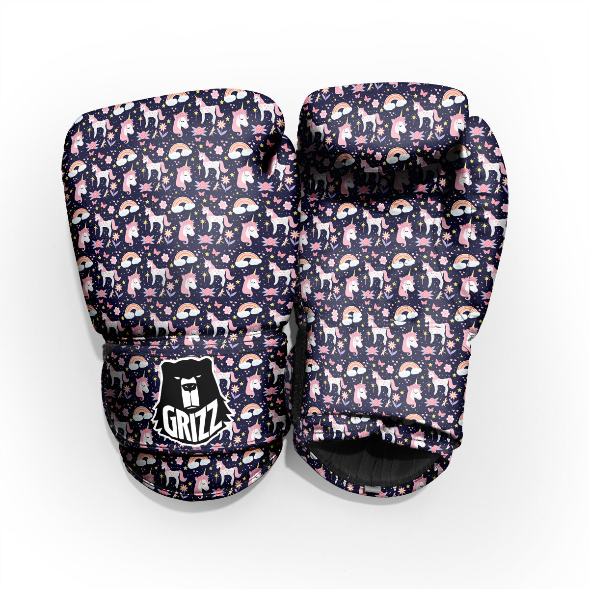 Star Unicorn Cute Night Print Pattern Pro Boxing Glove