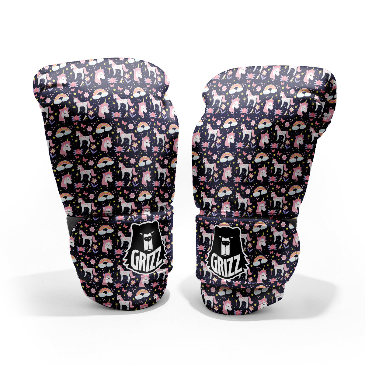 Star Unicorn Cute Night Print Pattern Pro Boxing Glove